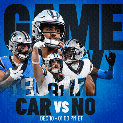 Carolina Panthers Football Game Poster GIF