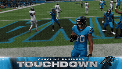 Carolina Panthers Playing Touchdowns