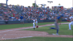 Carolina Softball Base Safe Intercept GIF