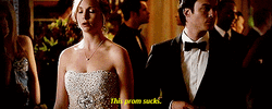 Caroline Forbes And Damon In Prom GIF