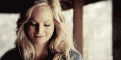 Caroline Forbes Sweet Stare Look GIF