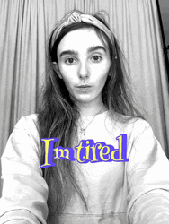 Caroline Girl Im Tired Black Whtie GIF