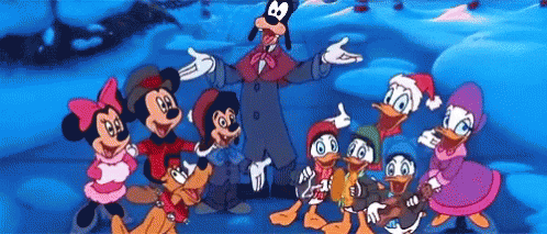 Carolling Disney GIF
