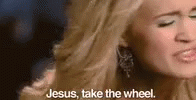 Carrie Underwood Jesus Take The Wheel GIF