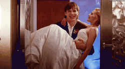 Carrying Wife Head Bump Oh GIF