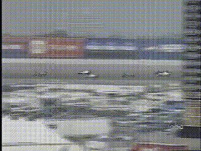 Cars Driving Down Road GIF