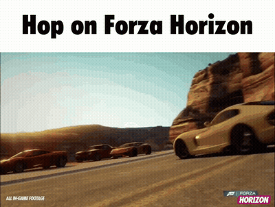 Cars Hop On Forza Horizon GIF