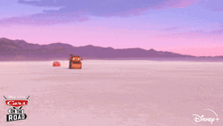 Cars Lightning McQueen And Tow Mater Speeding GIF