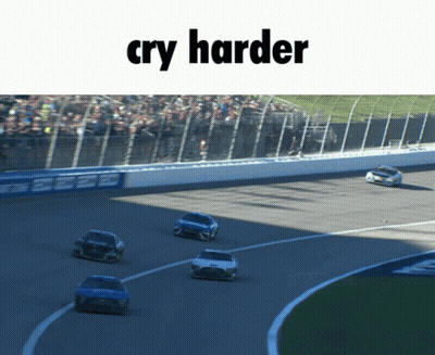 Cars Racing Cry Harder GIF