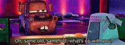 Cars Tow Mater Same Same But Different GIF