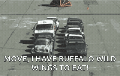 Cars With Move And Buffalo Wild Wings GIF