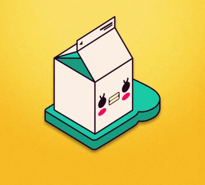 Carton Of Milk On Toast GIF