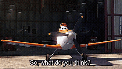 Cartoon Airplane Asking What GIF