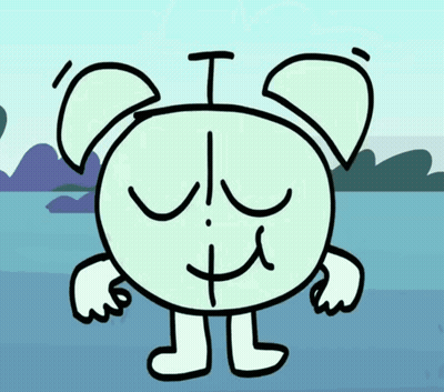 Cartoon Alarm Clock With Face And Limbs GIF