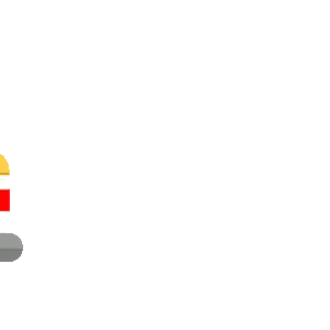 Cartoon Ambulance With Red Cross Sticker