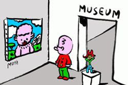 Cartoon Animated Museum GIF