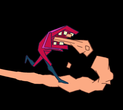 Cartoon Animation Throwing Up GIF