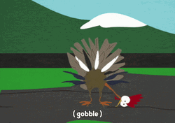 Cartoon Animation Turkey Gobble GIF