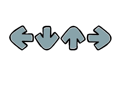 Cartoon Ant With Up And Down Arrows Sticker