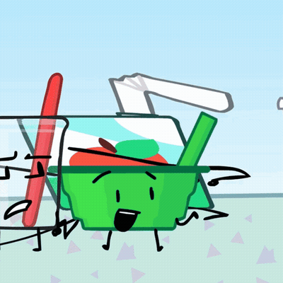 Cartoon Apple Juice And Soda GIF