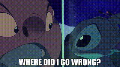 Cartoon Asking Where Did I Go Wrong GIF