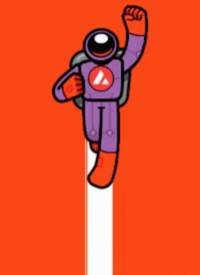 Cartoon Astronaut Fist In Air GIF