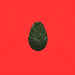 Cartoon Avocado Chops Mobile Illustration GIF