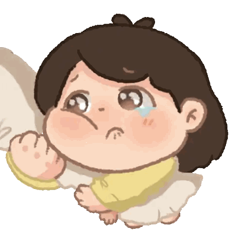 Cartoon Baby Crying Sticker