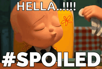 Cartoon Baby Hella Spoiled GIF