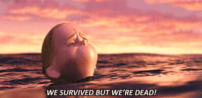 Cartoon Baby Ocean We Survived But We're Dead GIF