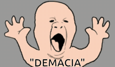 Cartoon Baby Saying Demacia GIF