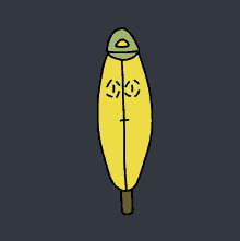 Cartoon Banana Spinning Hat