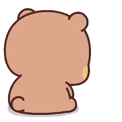 Cartoon Bear Crying With Tears Sticker
