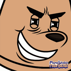 Cartoon Bear Evil Smile GIF