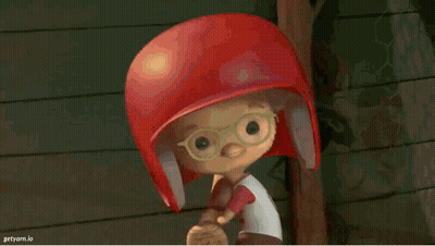 Cartoon Bear Holding Clipboard GIF