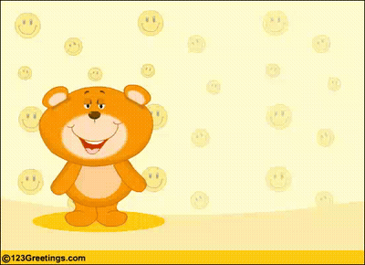 Cartoon Bear Hug GIF