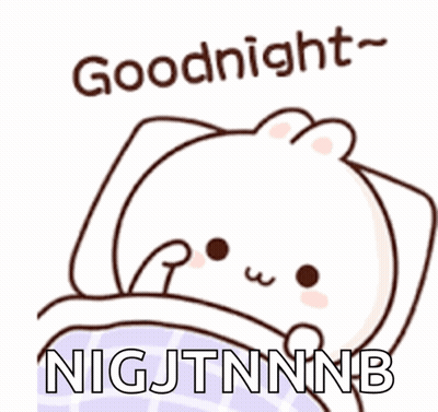 Cartoon Bear Lying In Bed Goodnight GIF