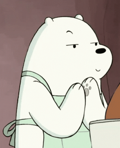 Cartoon Bear Making A Face GIF