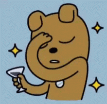 Cartoon Bear Omg Reaction GIF
