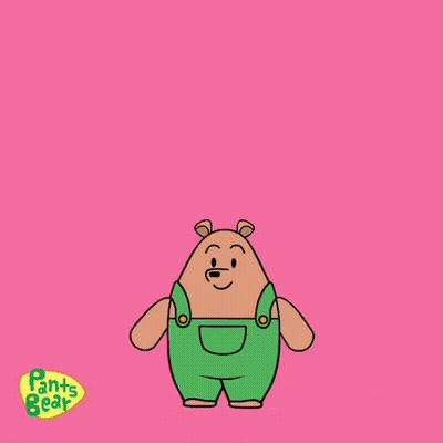 Cartoon Bear Saying I Really Really Really Love You GIF