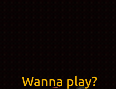 Cartoon Bear Saying Wanna Play