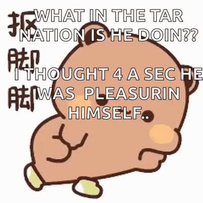Cartoon Bear Saying What GIF