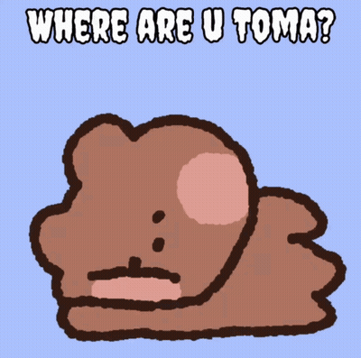 Cartoon Bear Saying Where Are U Toma GIF