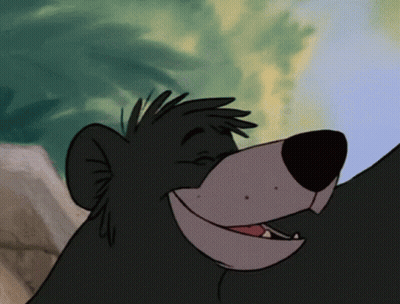 Cartoon Bear Smiling With Open Mouth GIF