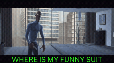 Cartoon Bear Standing In Grass Arms Crossed GIF