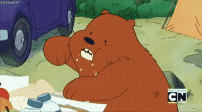 Cartoon Bear With CN
