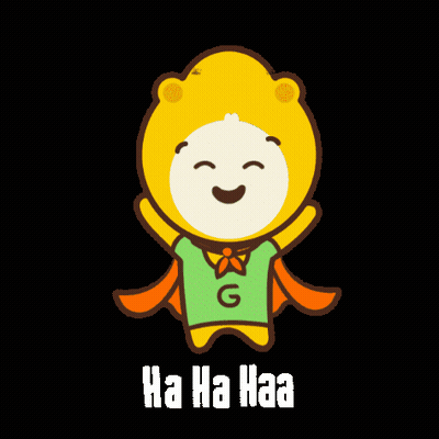 Cartoon Bear With Ha Ha Haa