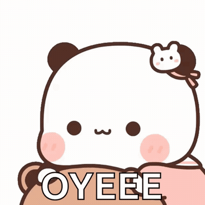 Cartoon Bear With Oyeeee GIF