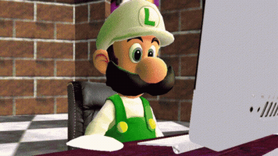 Cartoon Bearded Character With L Hat GIF