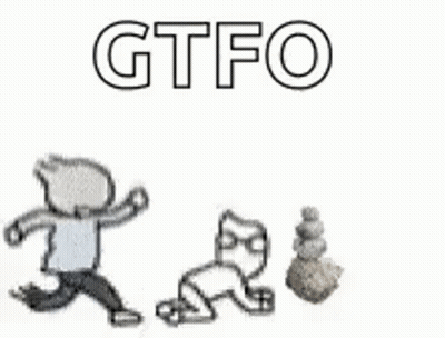 Cartoon Bee Sitting On Counter Next To Woman GIF